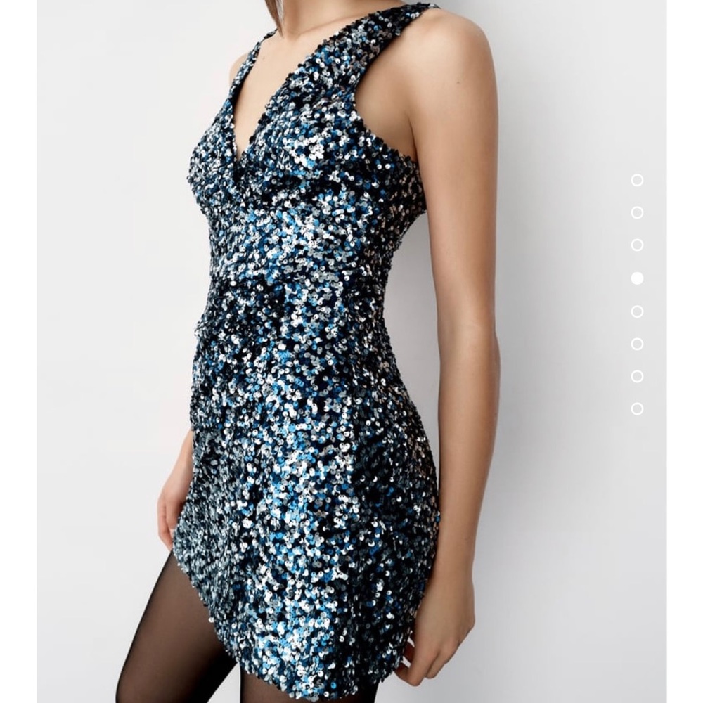 Zara Sequin Jumpsuit Size Small